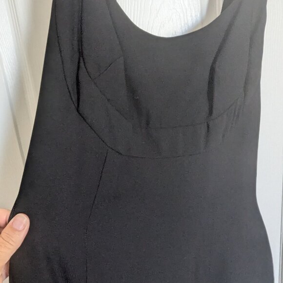 RARE FANTASY FIND VINTAGE 60s | BOMBSHELLL WIGGLE DRESS WITH FRINGE !! | 8 | EVC - Picture 4 of 10